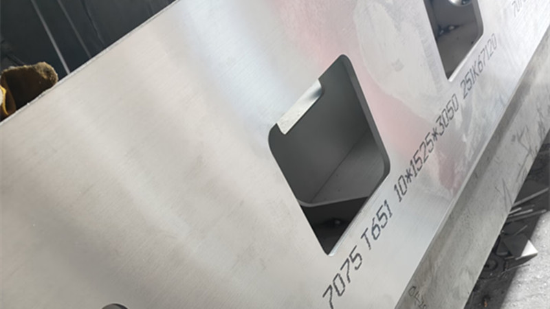 Placa de Aluminio 7075 T7351 T651 Grado Aeronáutico